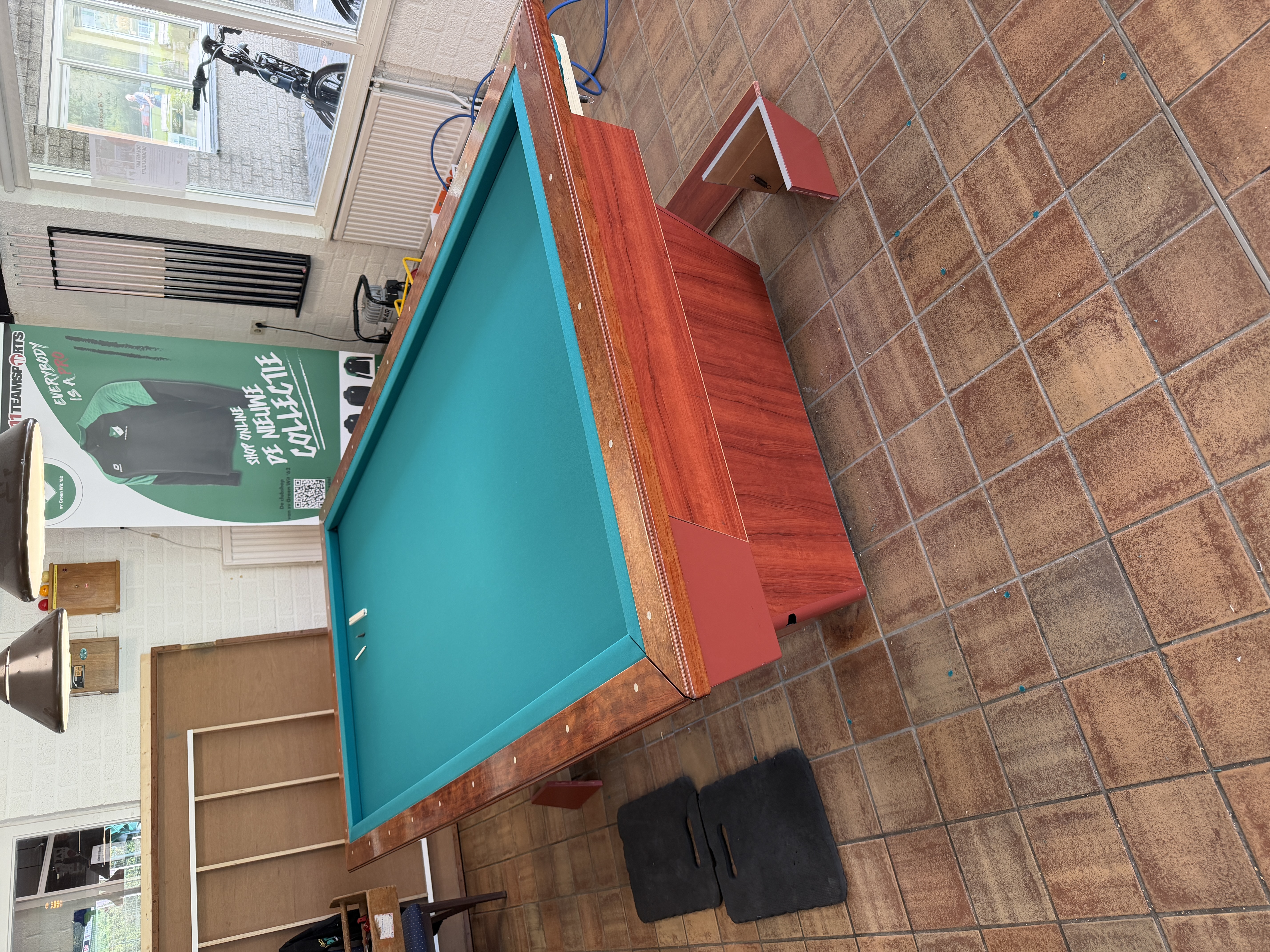 Nieuwe biljartbanden